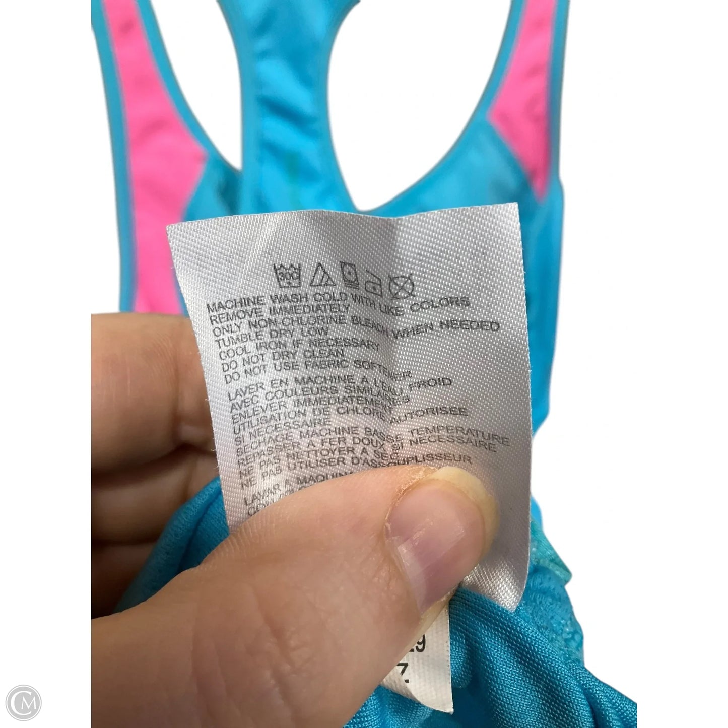 Athletic Tank Top By New Balance In Turquoise, Size: M