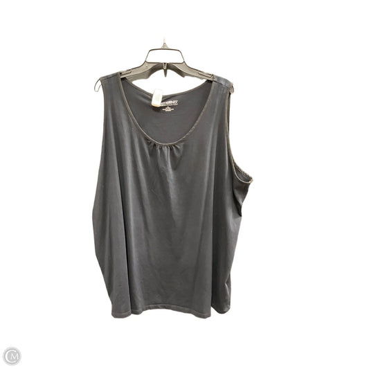 Top Sleeveless By Catherines In Black, Size: 4x