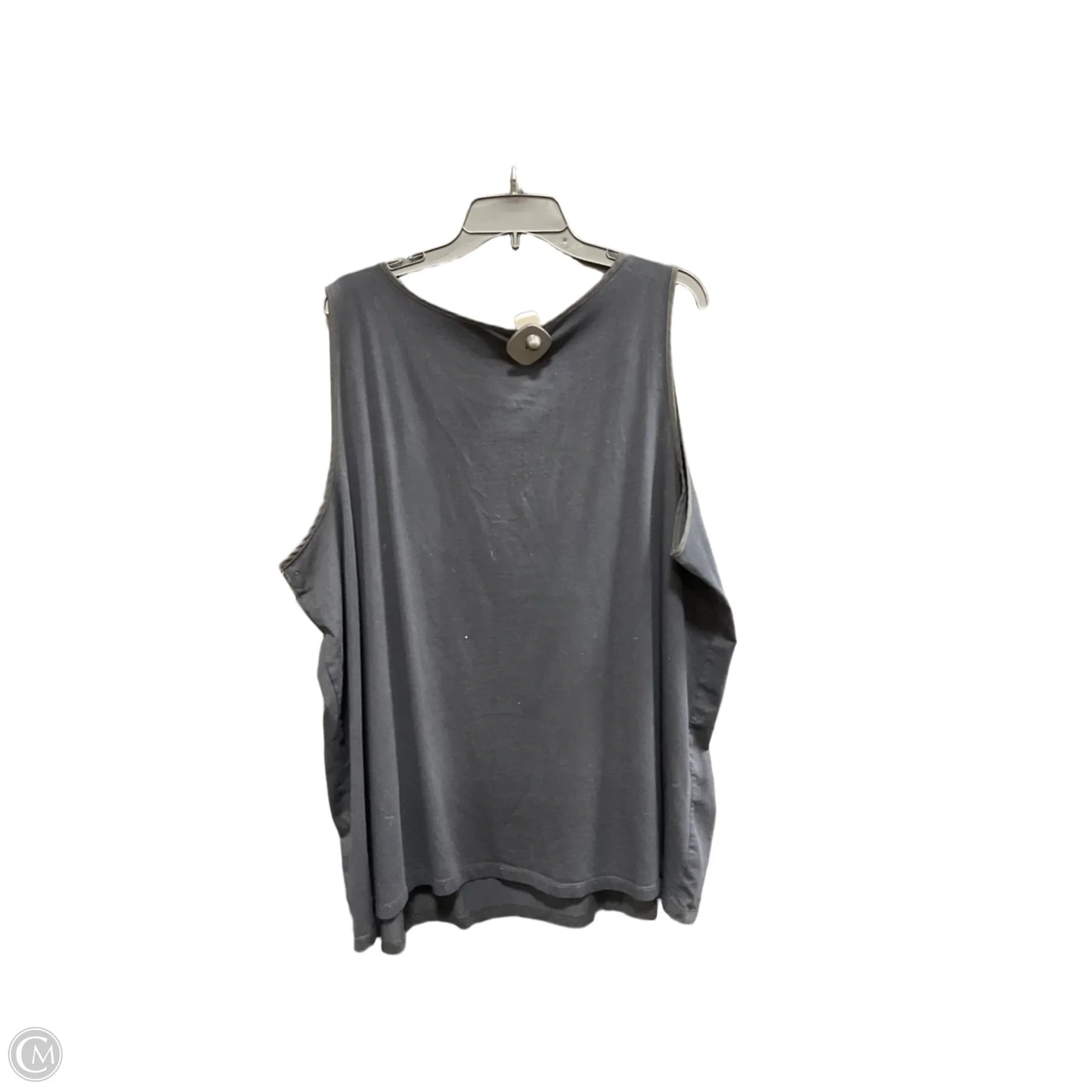 Top Sleeveless By Catherines In Black, Size: 4x