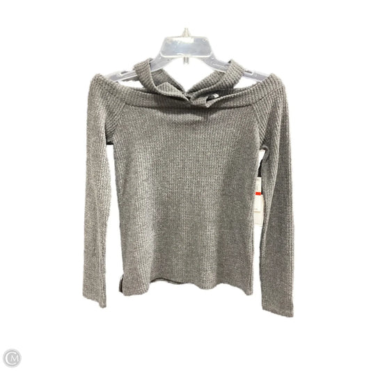Top Long Sleeve Basic By 1.state In Grey, Size: Xs