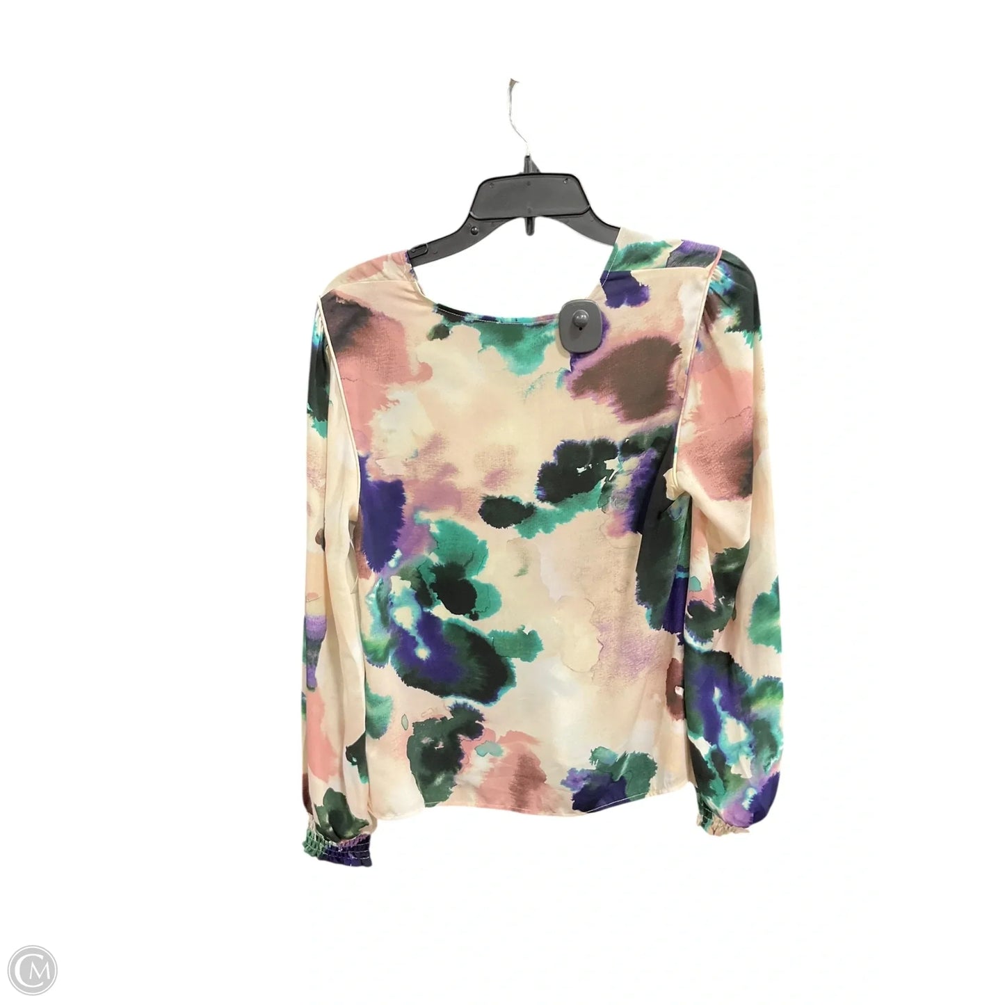 Top Long Sleeve By Cabi In Pink & Purple, Size: Xs