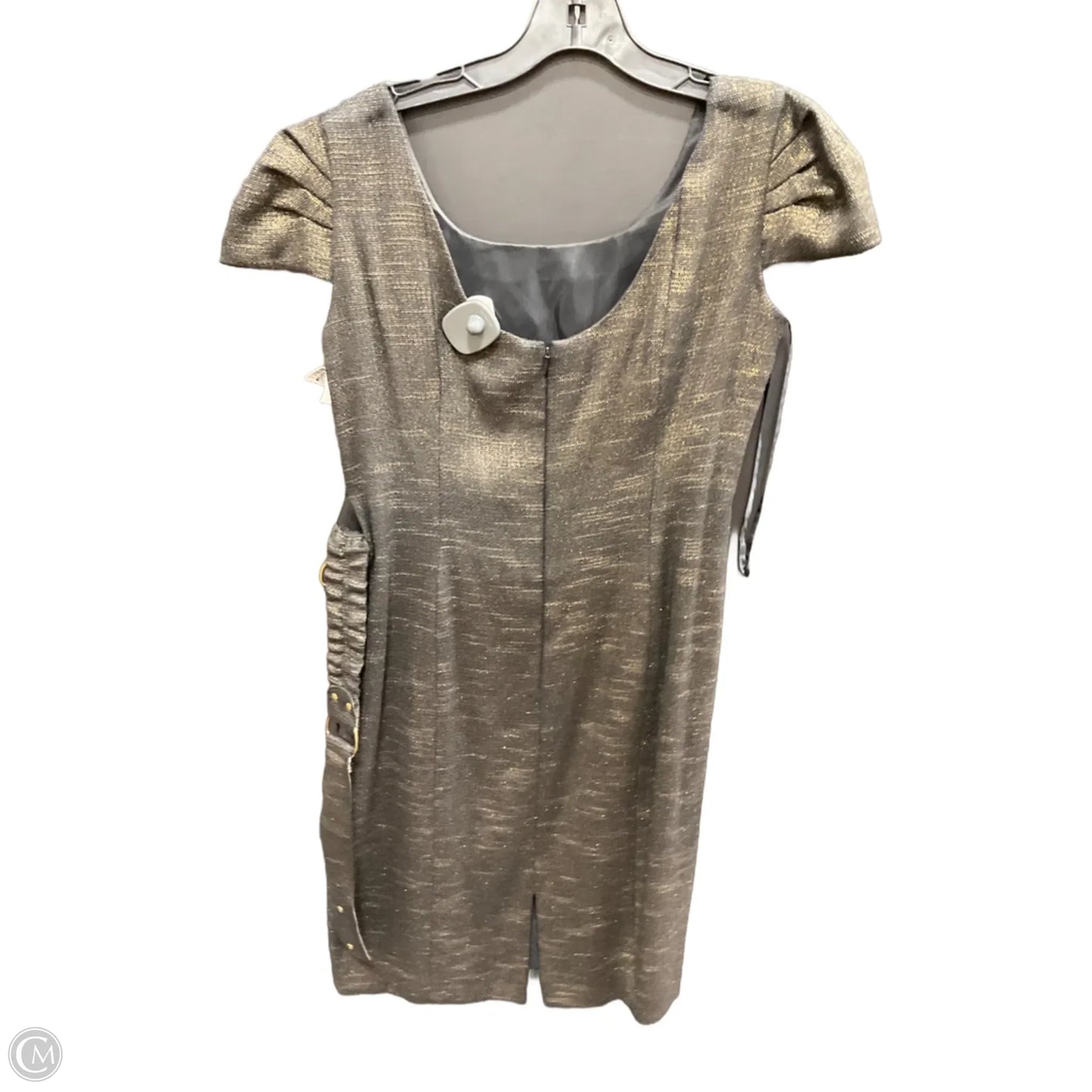 Dress Casual Short By Antonio Melani In Black & Gold, Size: 6