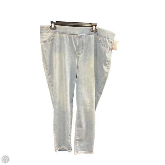 Pants Leggings By Logo In Blue Denim, Size: 18