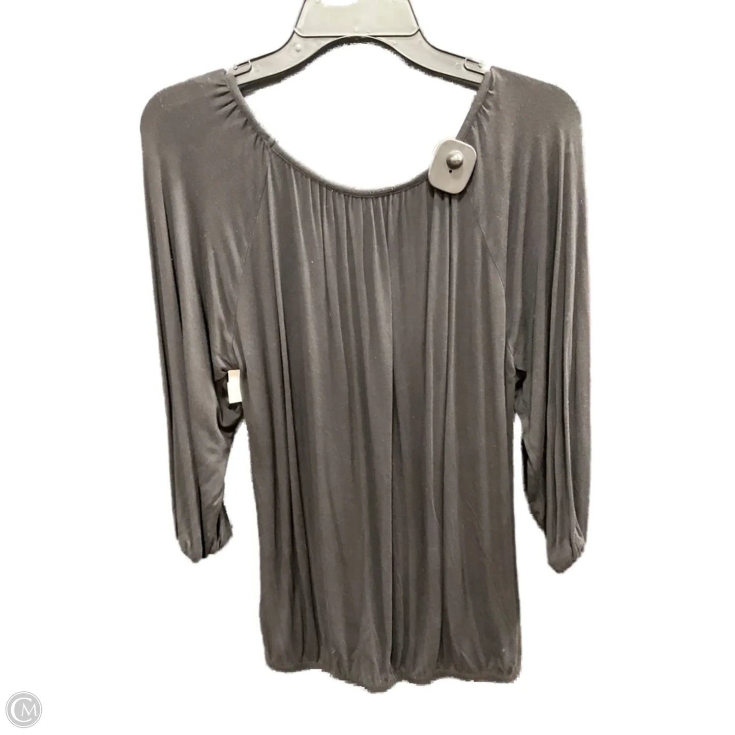 Top 3/4 Sleeve Basic By Michael By Michael Kors In Black, Size: Xs
