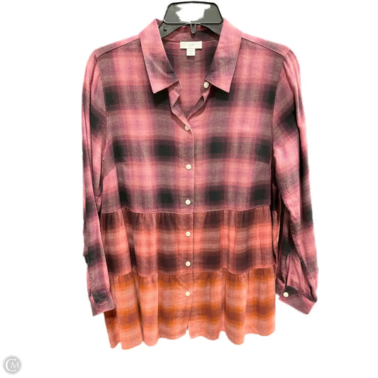 Top Long Sleeve By J. Jill In Purple, Size: Sp