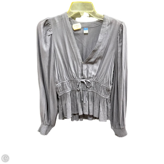 Top Long Sleeve By Old Navy In Navy, Size: S