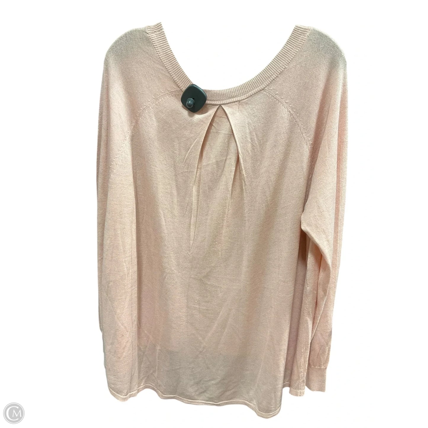 Sweater By Pure Energy In Pink, Size: 1x