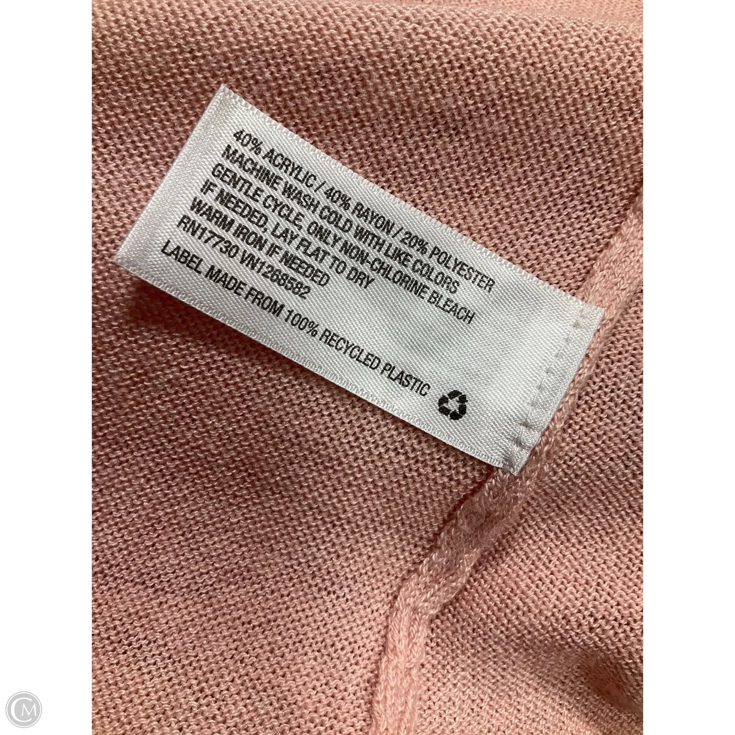 Sweater By Pure Energy In Pink, Size: 1x