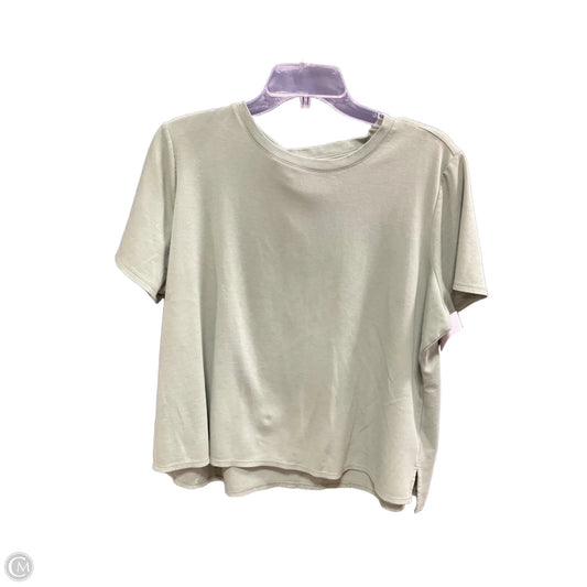 Top Short Sleeve Basic By Vince Camuto In Green, Size: 1x
