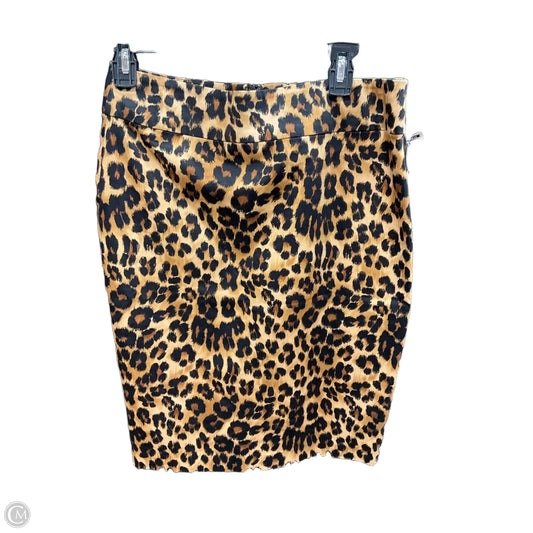 Skirt Mini & Short By Charter Club In Animal Print, Size: 6