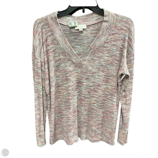 Top Long Sleeve By Loft In Purple, Size: Xs