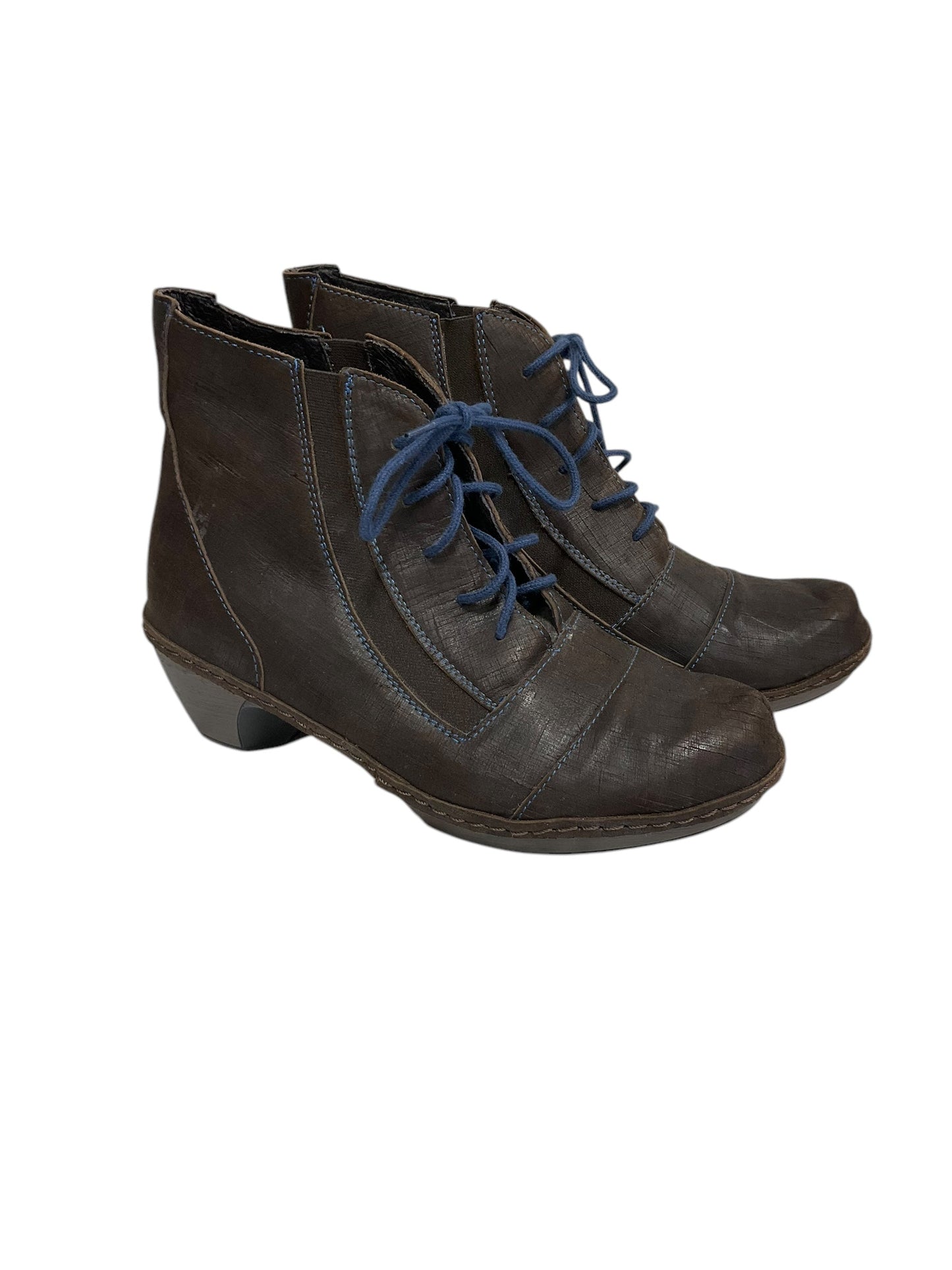 Boots Ankle Heels By Naot In Brown, Size: 6.5