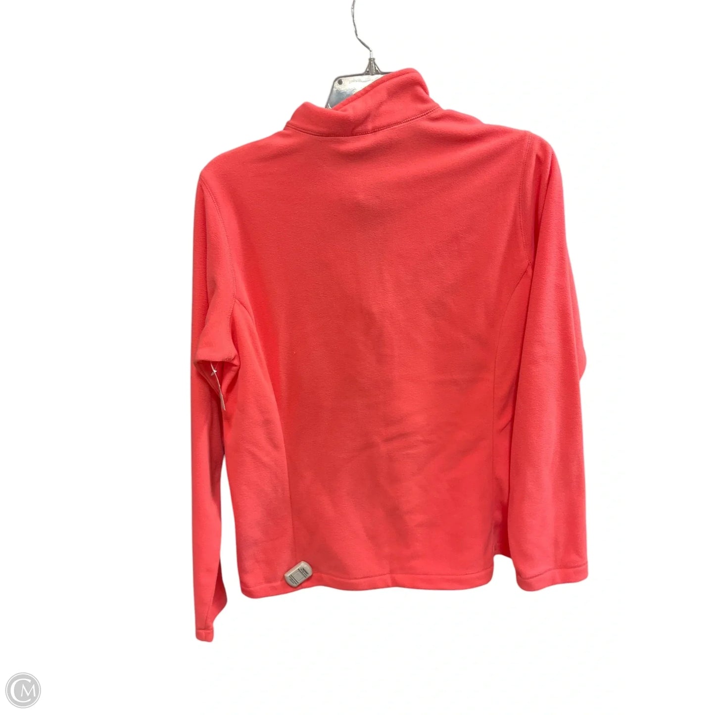 Jacket Fleece By Lands End In Orange, Size: S