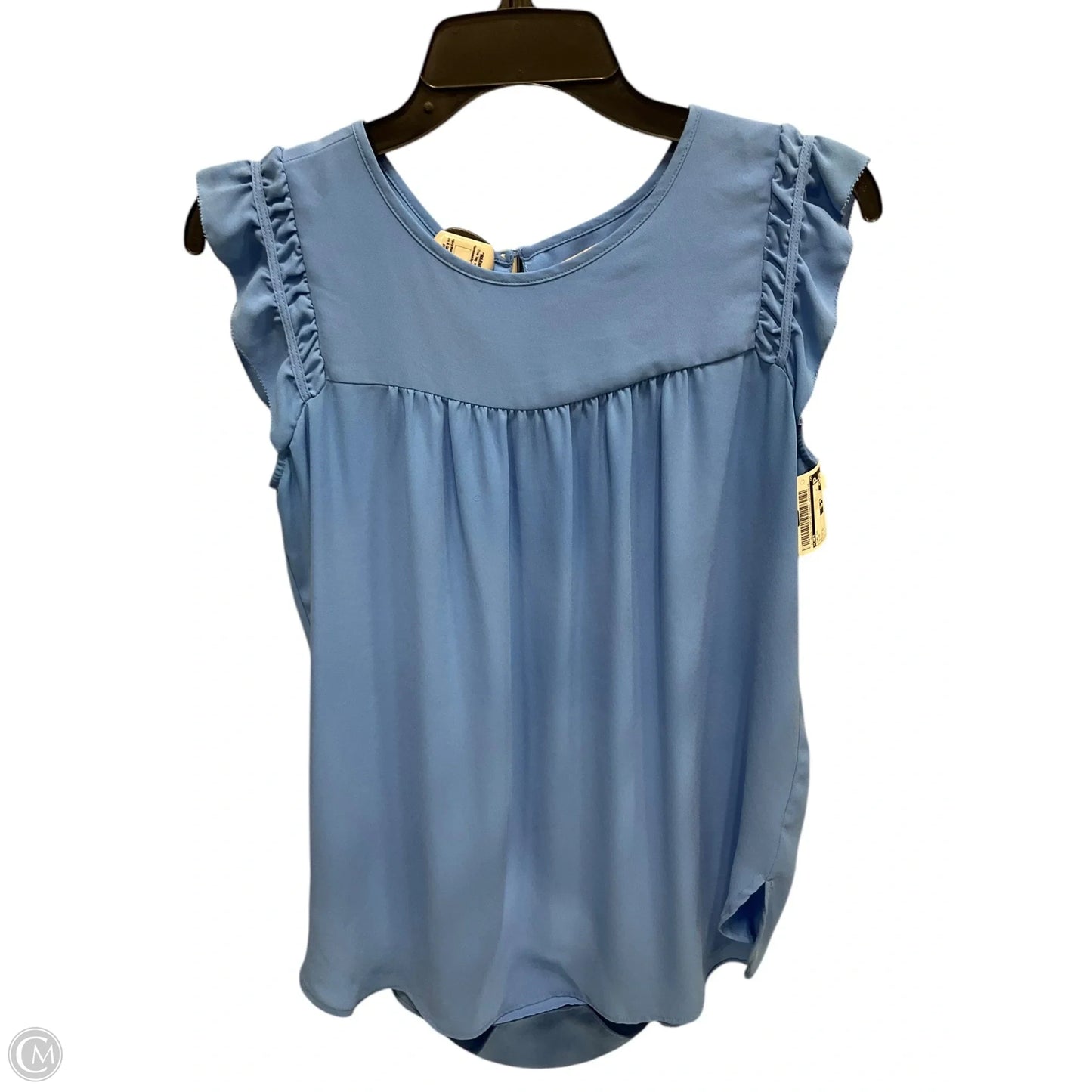 Top Short Sleeve By Loft In Blue, Size: S