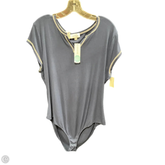 Top Short Sleeve By Kaleigh In Blue, Size: 2x