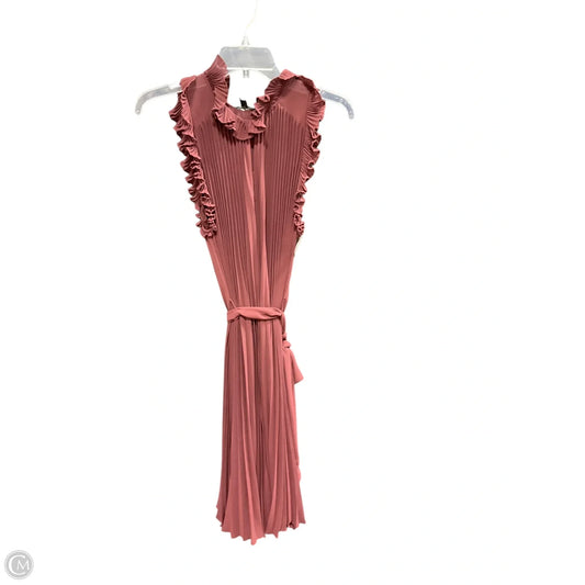 Dress Party Short By Ann Taylor In Maroon, Size: M