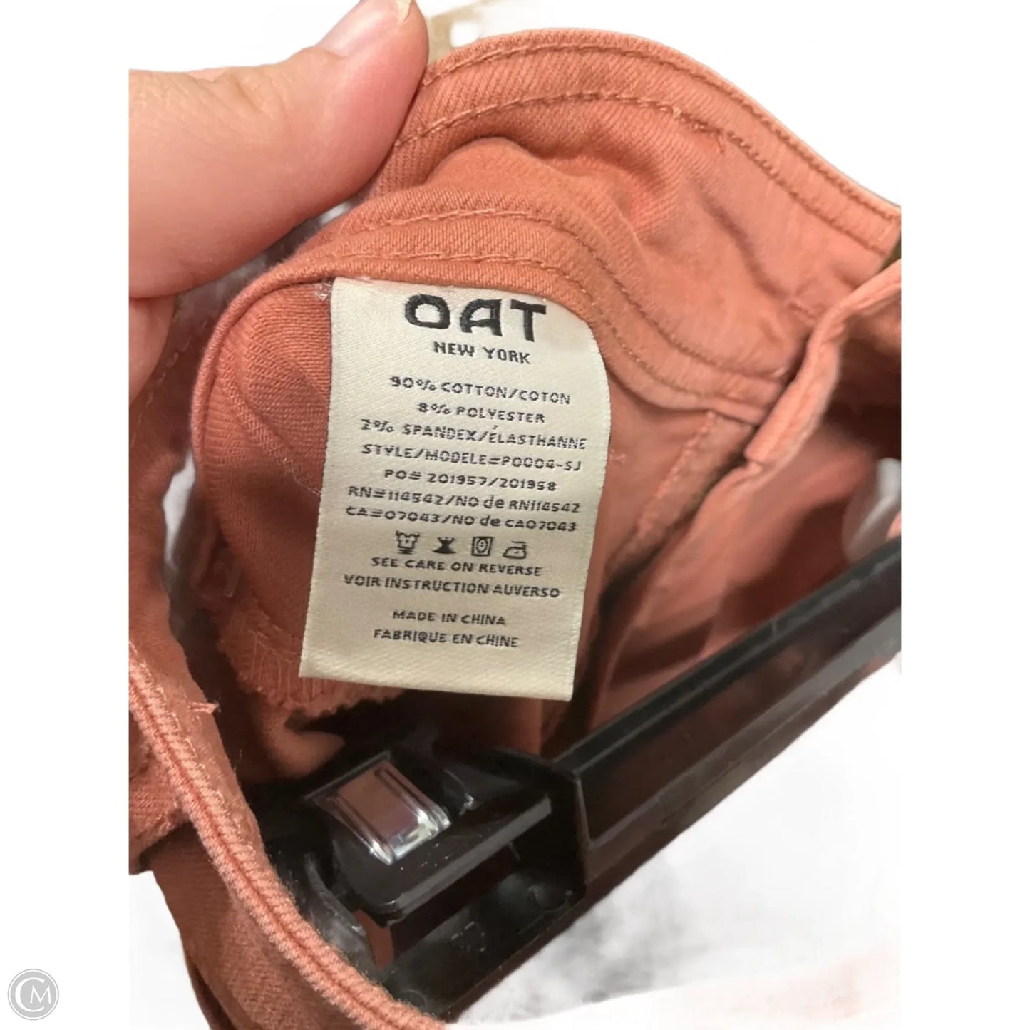 Pants Cargo & Utility By Oat In Pink, Size: 8