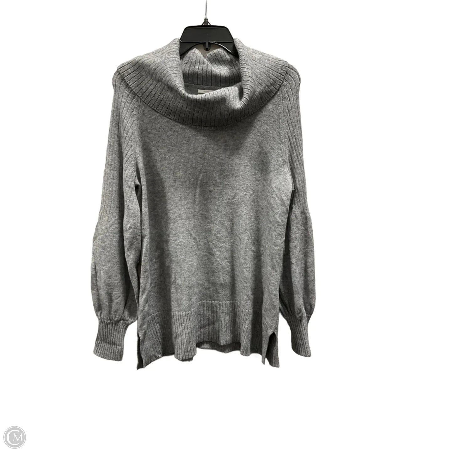 Top Long Sleeve By Anthropologie In Grey, Size: S