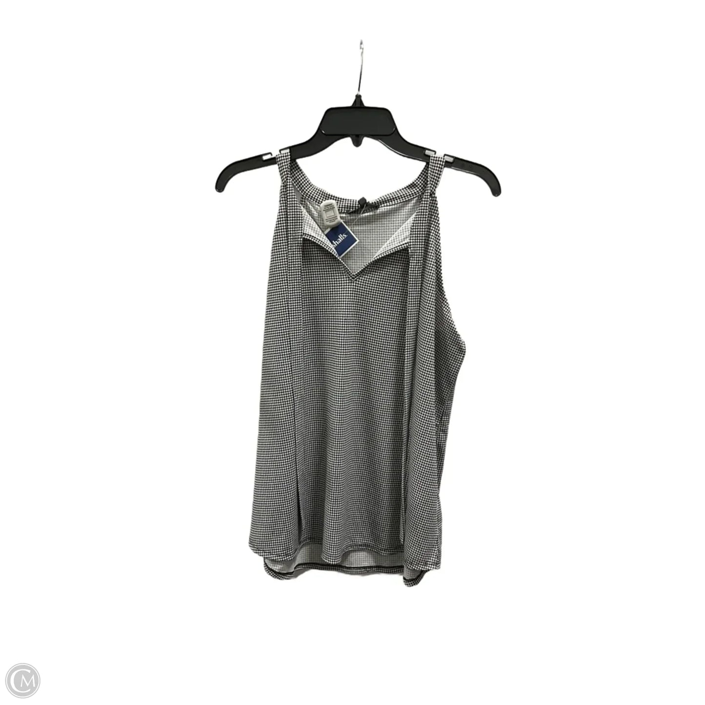 Top Sleeveless By Adrianna Papell In Black, Size: M