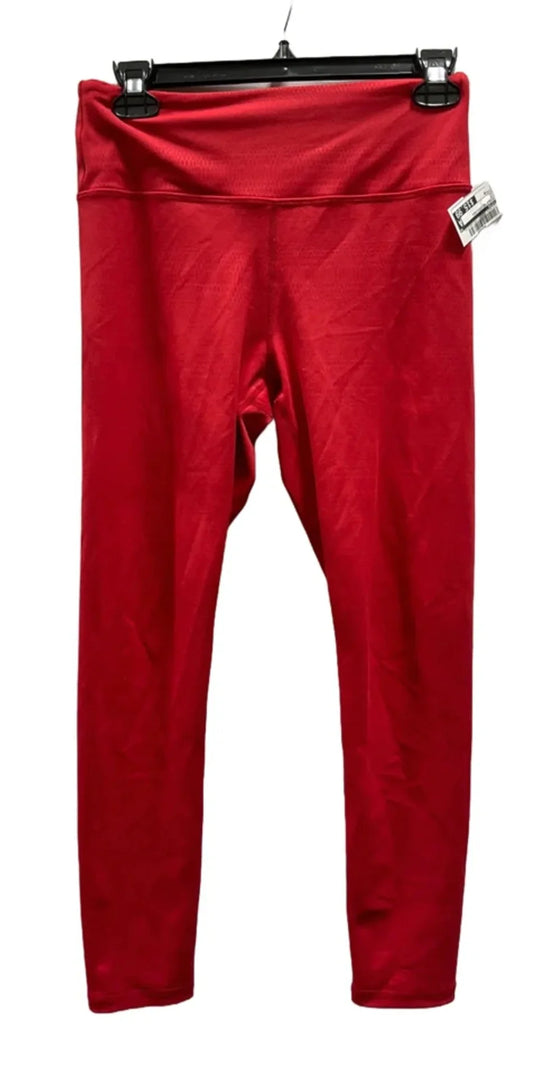 Athletic Leggings By Zyia In Red, Size: M