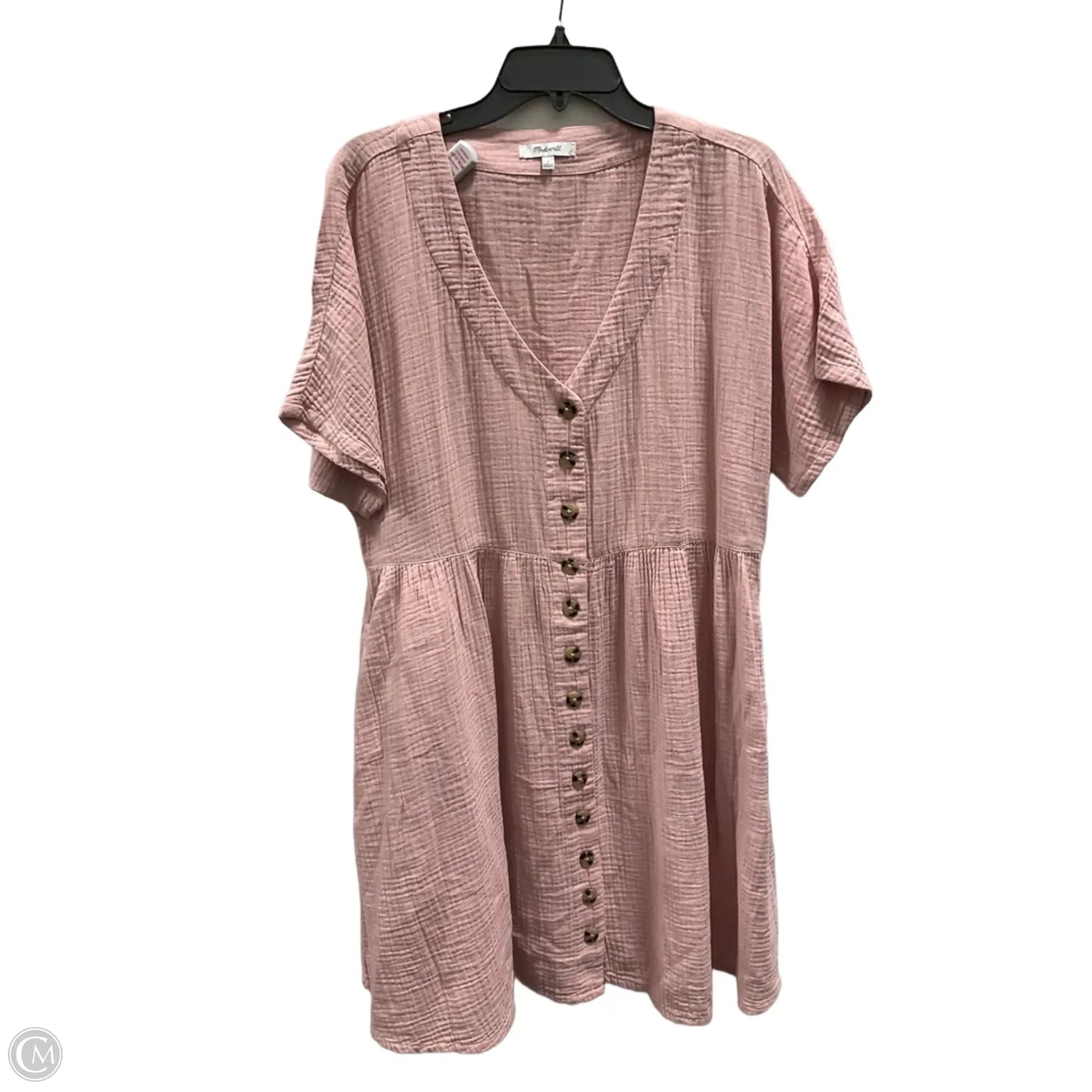 Dress Casual Short By Madewell In Pink, Size: L