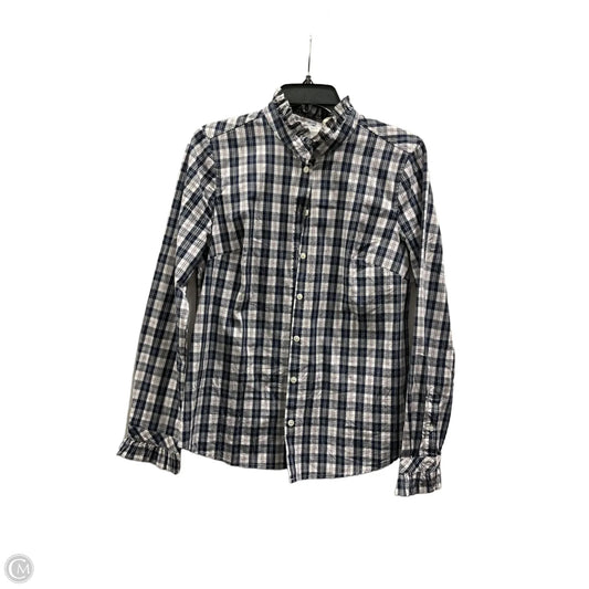 Top Long Sleeve By J. Crew In Blue, Size: S