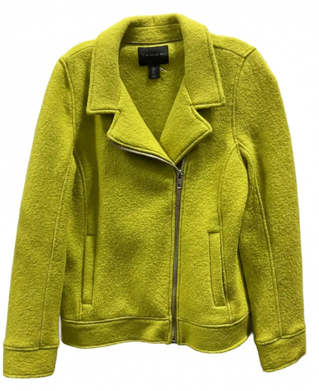 Coat Wool By Tahari In Green, Size: L