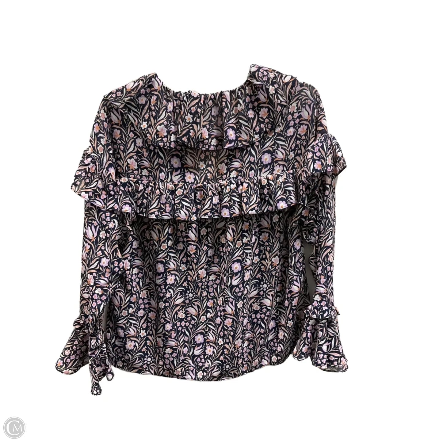 Top Long Sleeve By J. Crew In Purple, Size: S