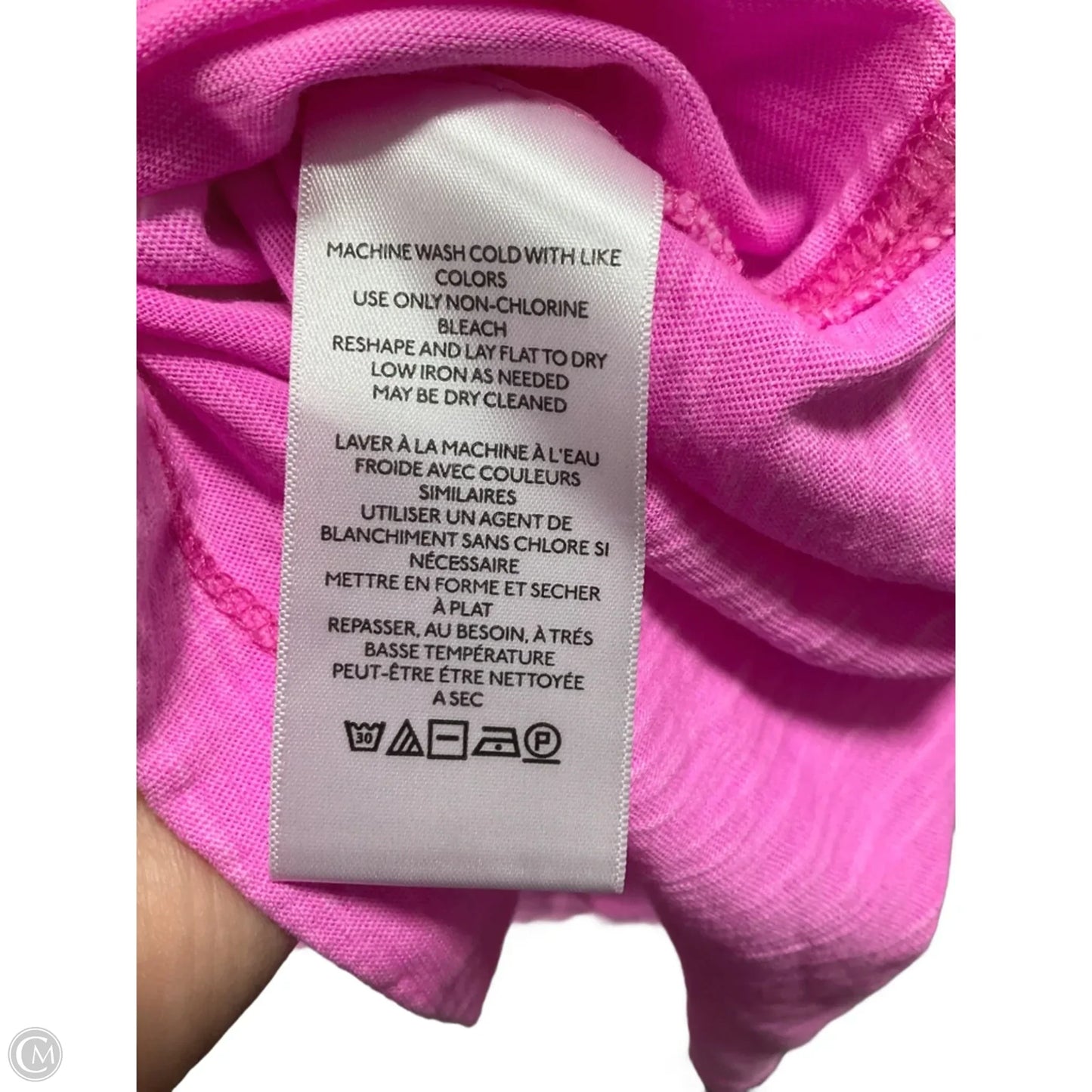 Top Short Sleeve By Pilcro In Pink, Size: S