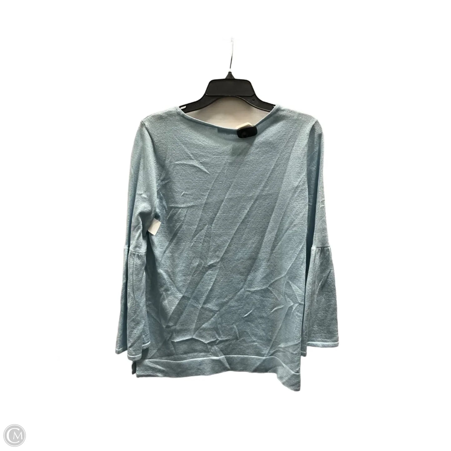 Top Long Sleeve By Calvin Klein In Blue, Size: M