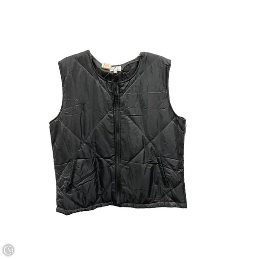 Vest Puffer & Quilted By Socialite In Black, Size: L