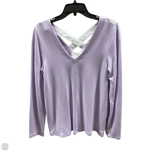 Top Long Sleeve Designer By Lilly Pulitzer In Purple, Size: S
