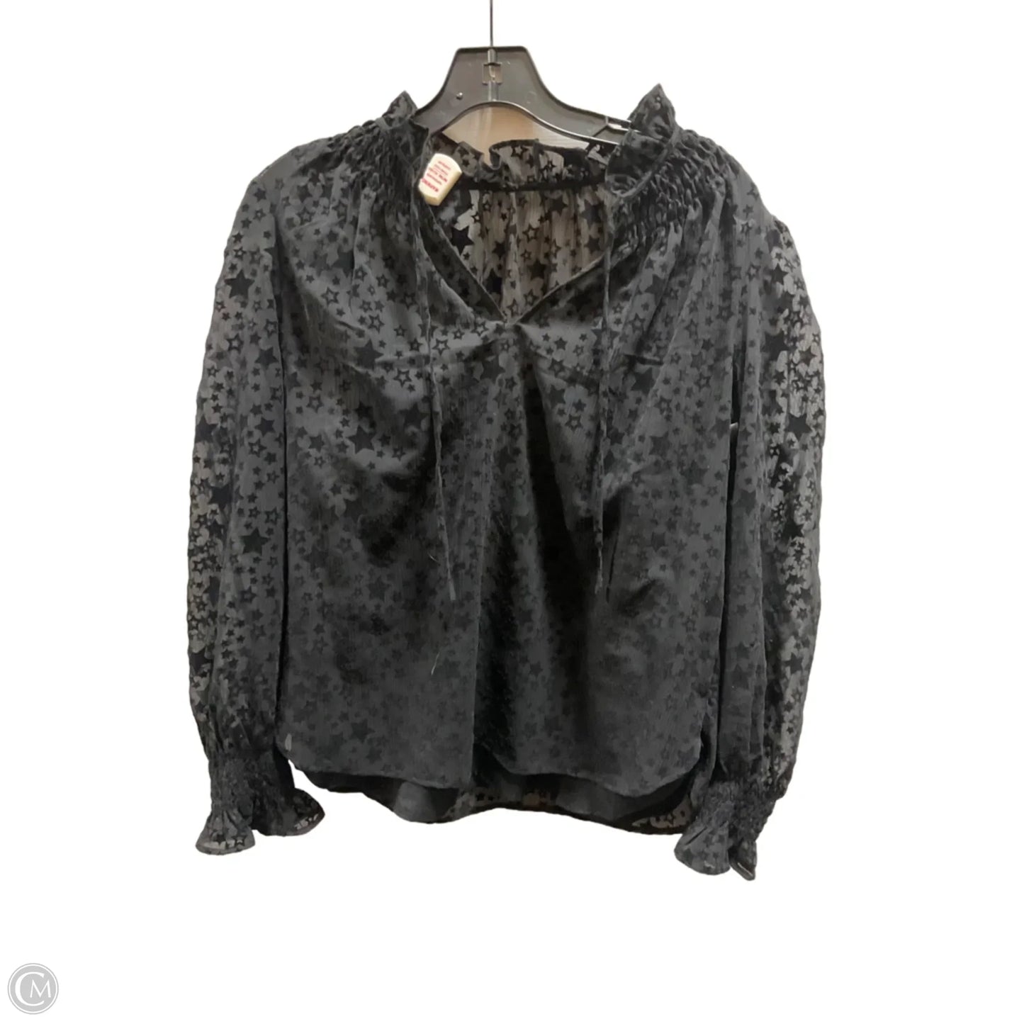 Top Long Sleeve By Loft In Black, Size: S