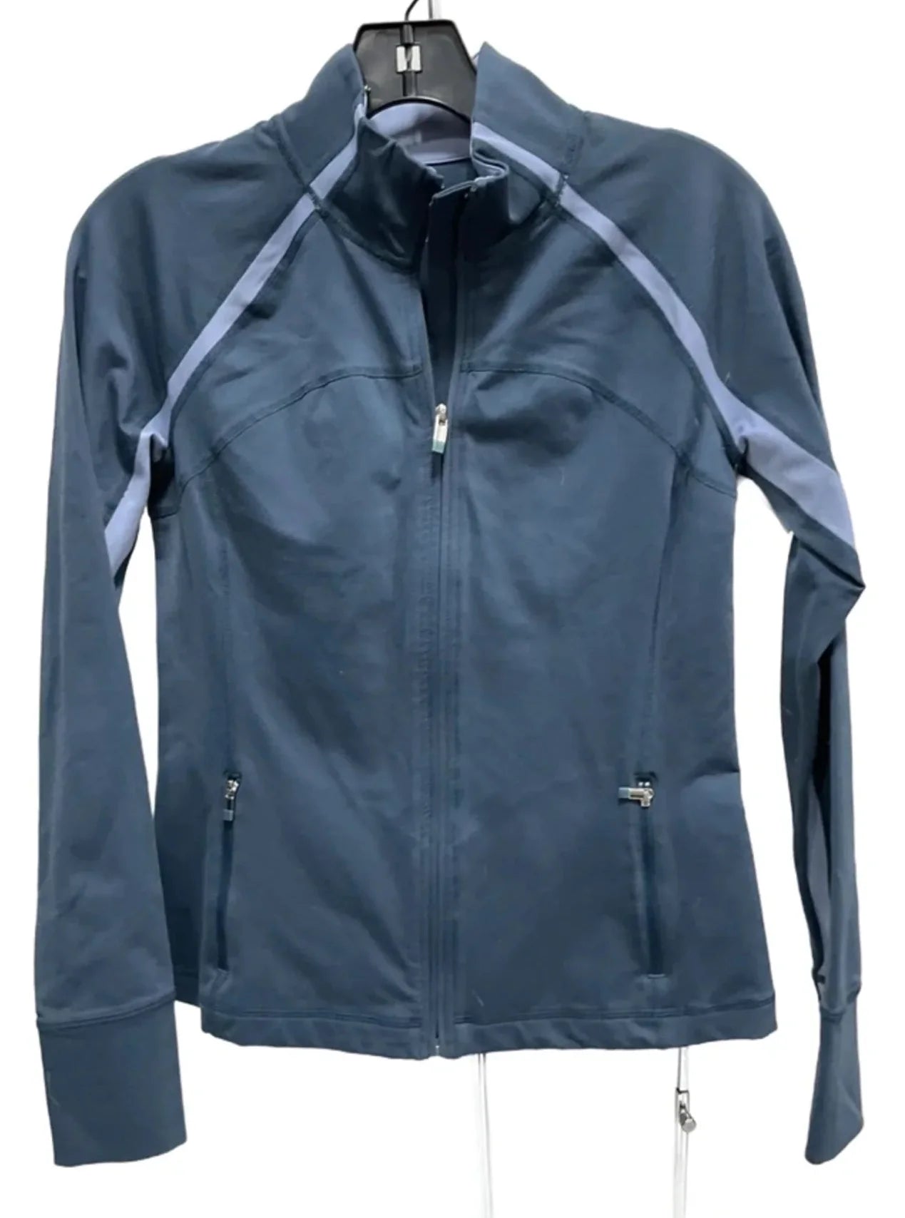 Athletic Jacket By Gapfit In Grey, Size: S
