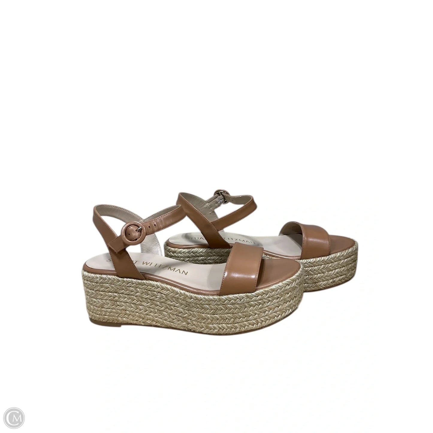 Sandals Designer By Stuart Weitzman In Tan, Size: 7