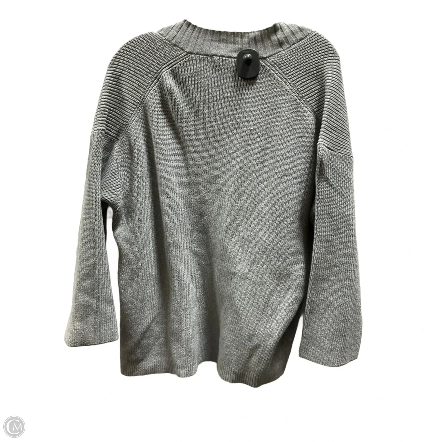 Sweater Cardigan By Cmb In Grey, Size: Xs