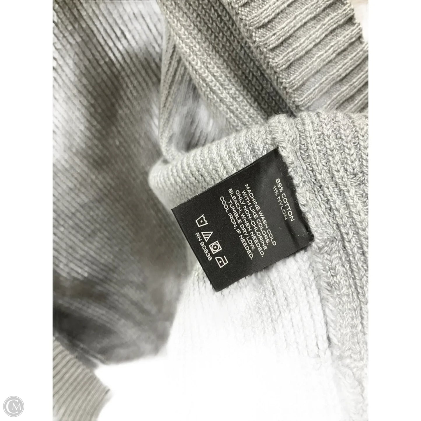 Sweater Cardigan By Cmb In Grey, Size: Xs