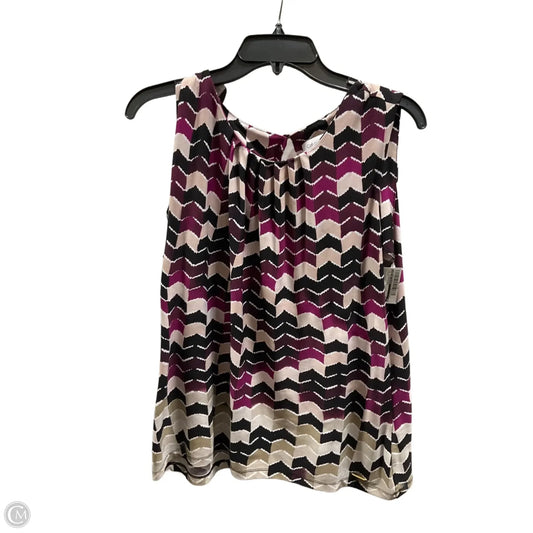 Top Sleeveless By Calvin Klein In Purple, Size: S