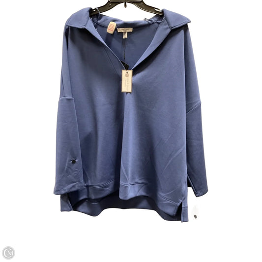 Top Long Sleeve By Cable And Gauge In Blue, Size: 3x