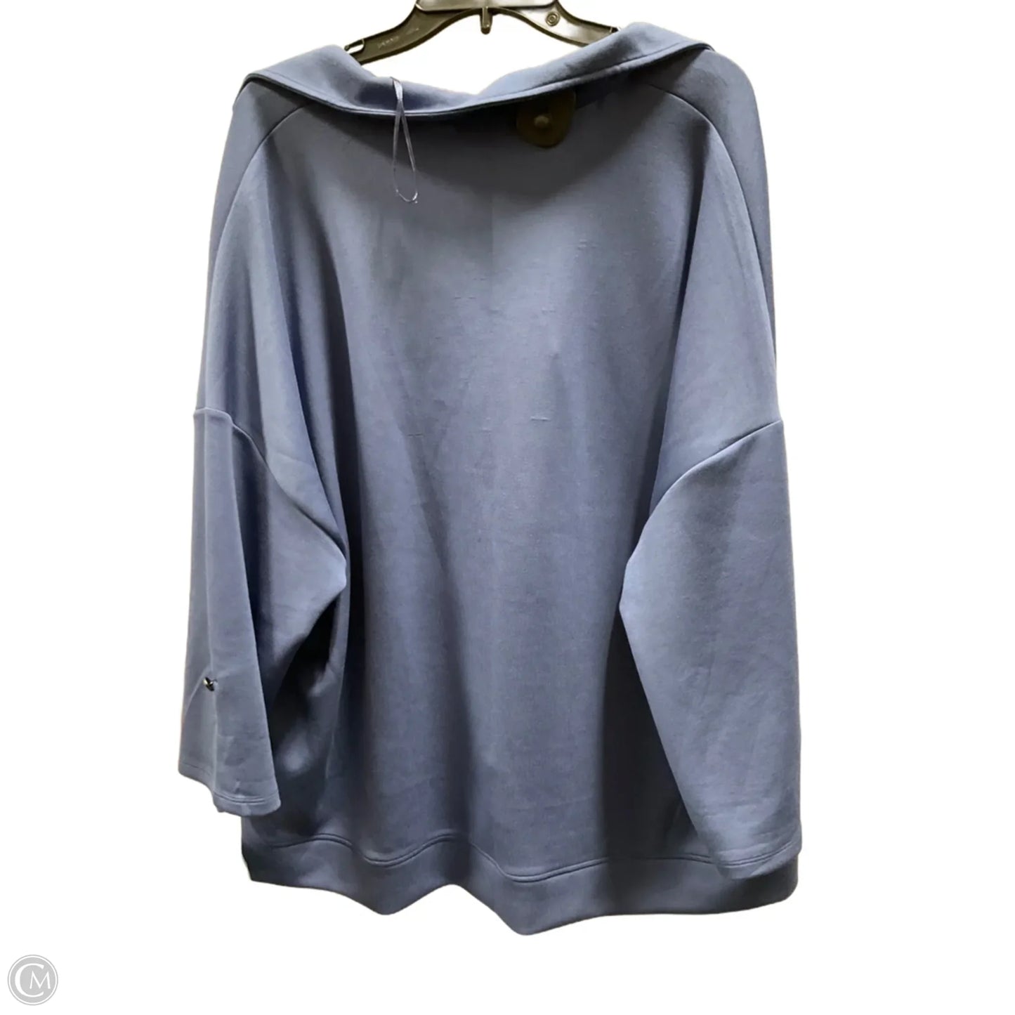 Top Long Sleeve By Cable And Gauge In Blue, Size: 3x