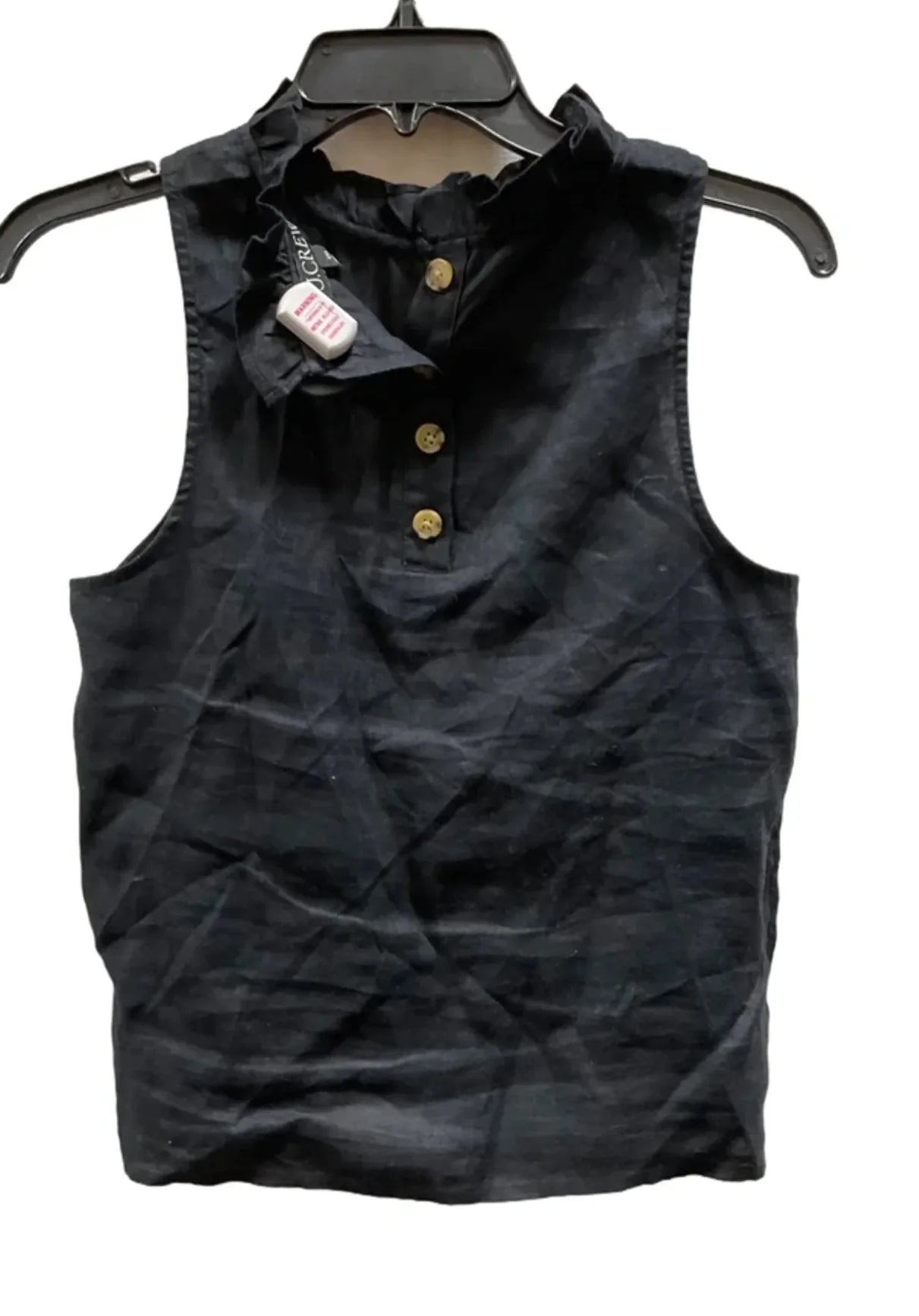 Top Sleeveless By J. Crew In Black, Size: Xxs