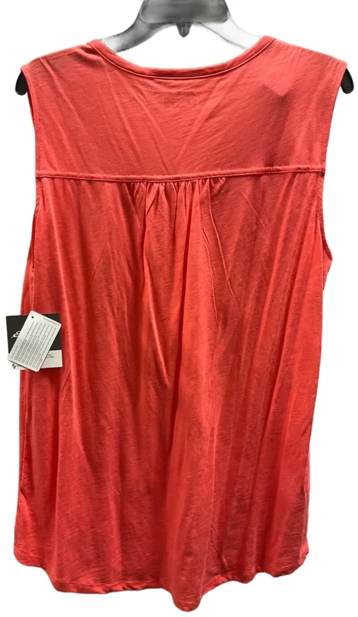 Top Sleeveless By Eddie Bauer In Orange, Size: L