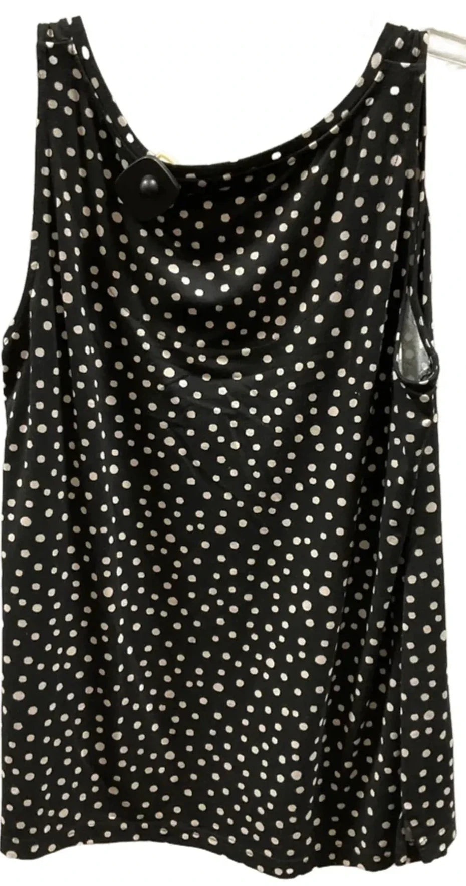 Top Sleeveless By Chicos In Black, Size: L
