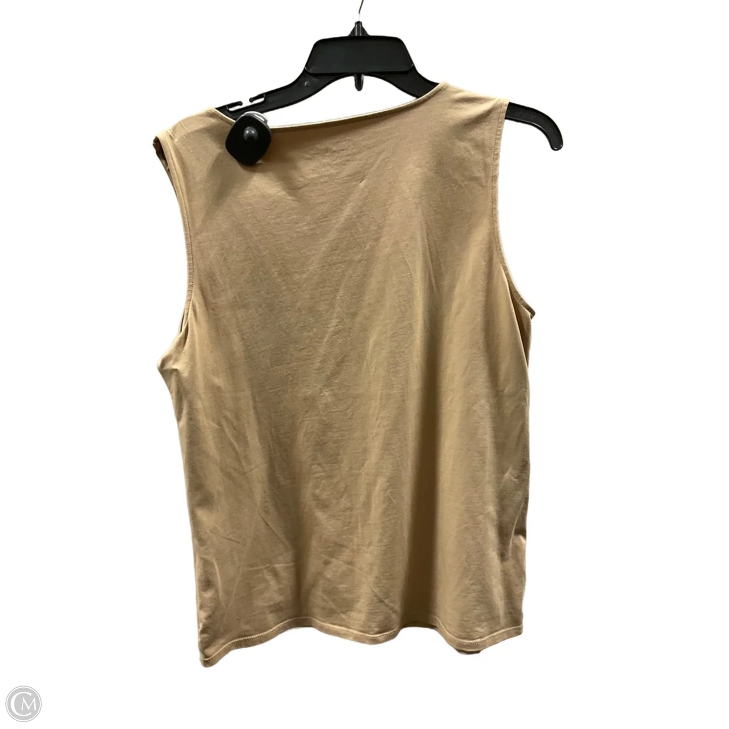 Top Sleeveless Basic By Chicos In Tan, Size: L
