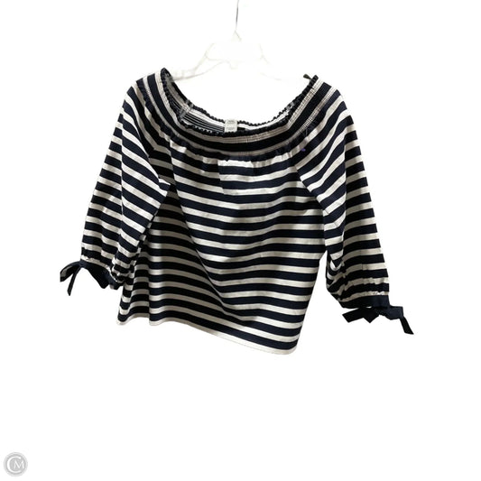 Top Long Sleeve By J. Crew In Navy, Size: L