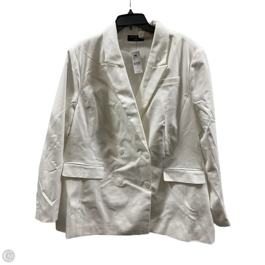 Blazer By Lane Bryant In White, Size: 2x
