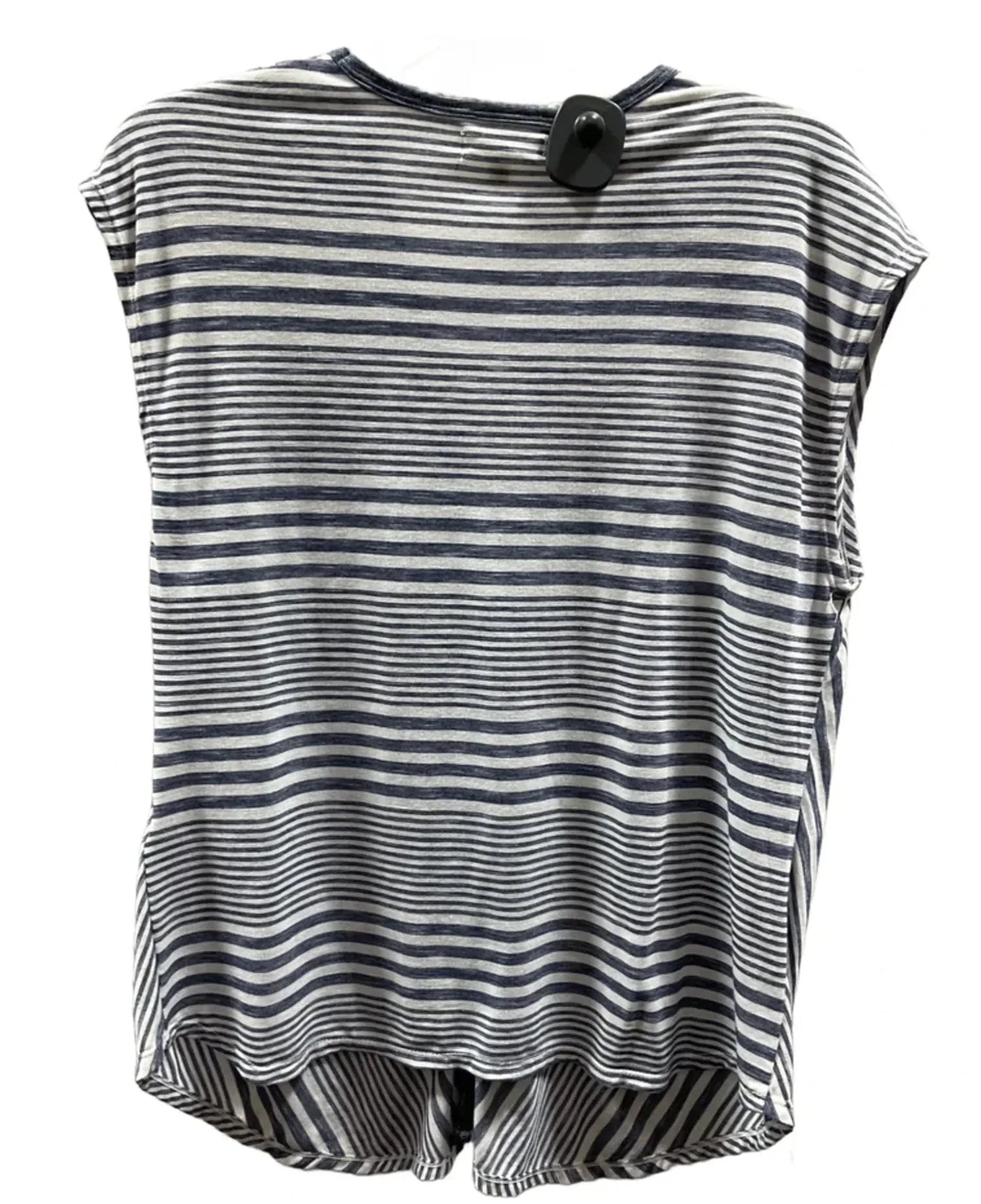Top Short Sleeve By Max Studio In Blue, Size: M