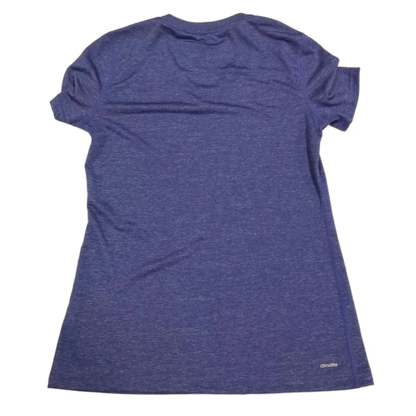 Athletic Top Short Sleeve By Adidas In Purple, Size: S