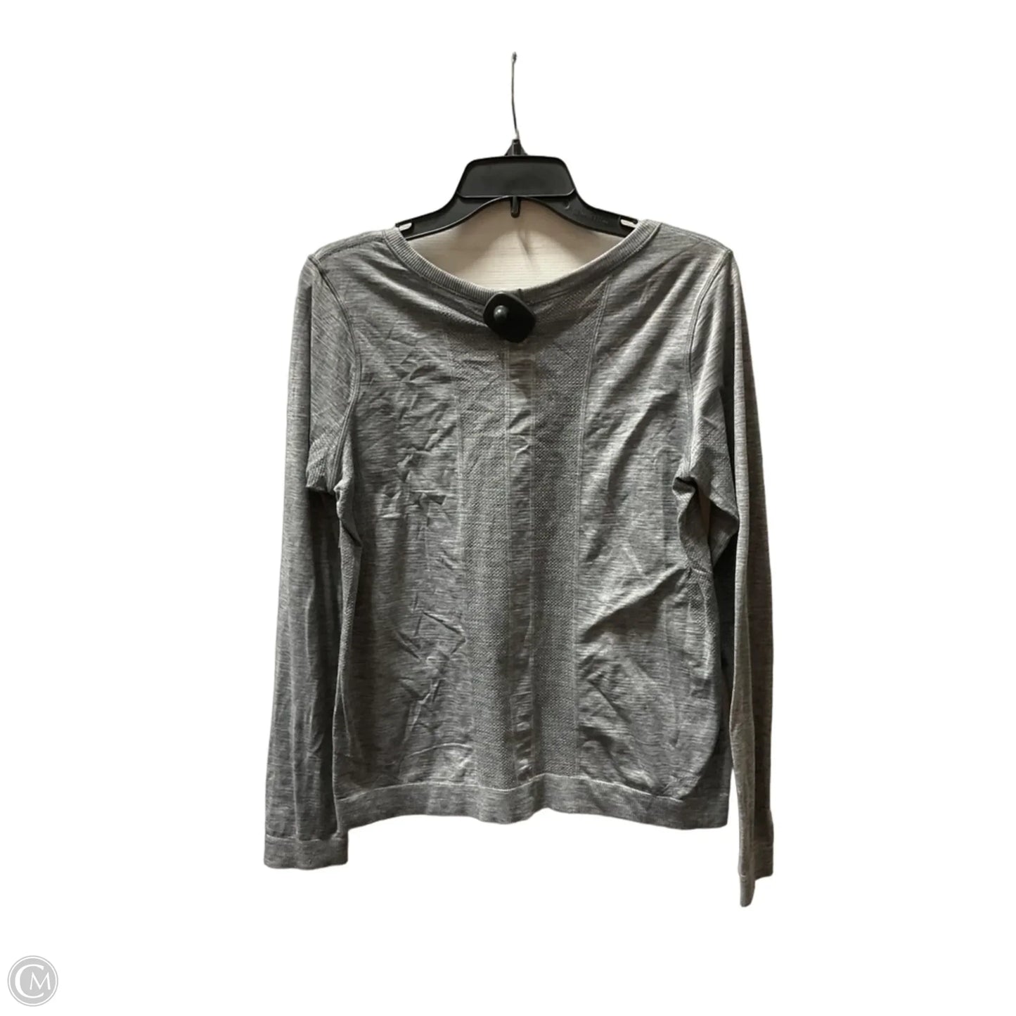 Athletic Top Long Sleeve Crewneck By Lululemon In Grey, Size: 6