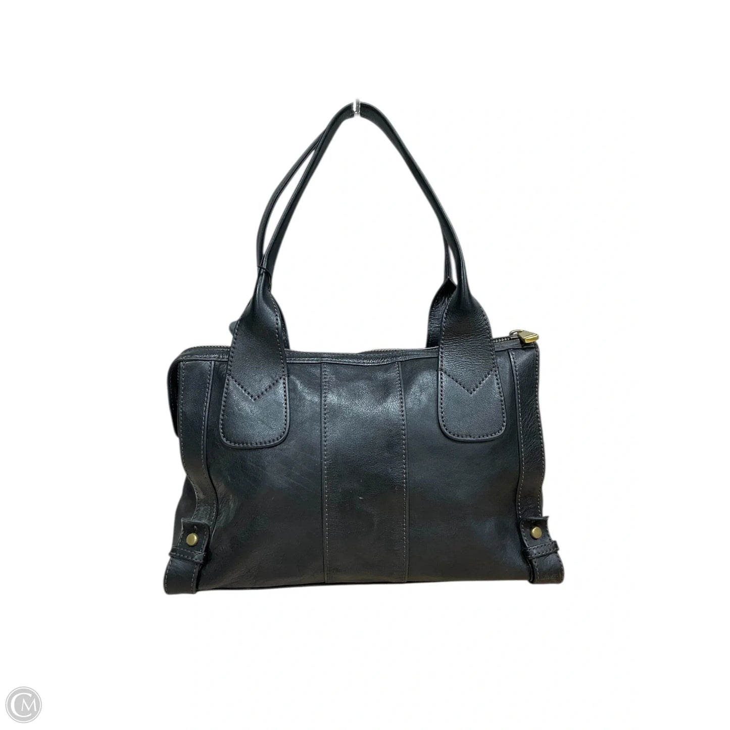 Handbag Leather By Fossil, Size: Large